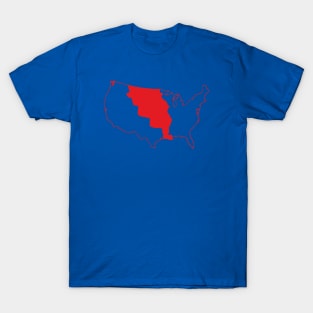 LA Purchase - Red and Blue T-Shirt